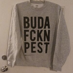 ***BDPST Proud & Strong - All Day Long - Grey BUDA PEST Sweatshirt XL